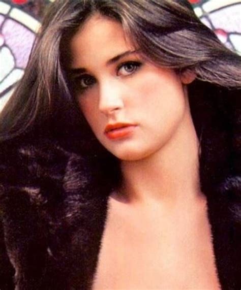 demi moore 80s bush|Demi Moore Young Photos Younger 80s 90s Age